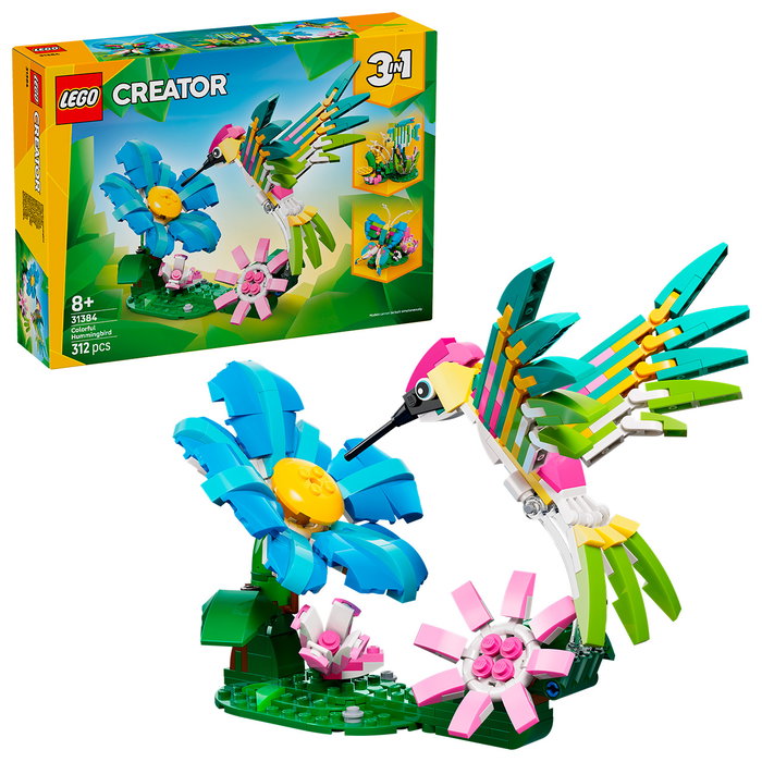 Lego Creator 3-en-1 Colibri Coloré 31384