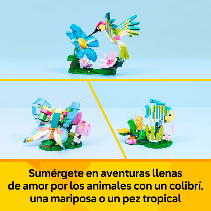 Lego Creator 3-en-1 Colibri Coloré 31384