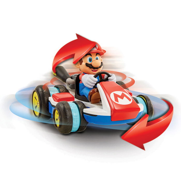 Jakks Pacific Mario Kart RC Racer - Voiture radiocommandée avec virages à 360°, dimensions 29 x 20 x 18 cm, compatible AAA Jakks Pacific Mario Kart RC Racer - Voiture radiocommandée avec virages à 360°, dimensions 29 x 20 x 18 cm, compatible AAA