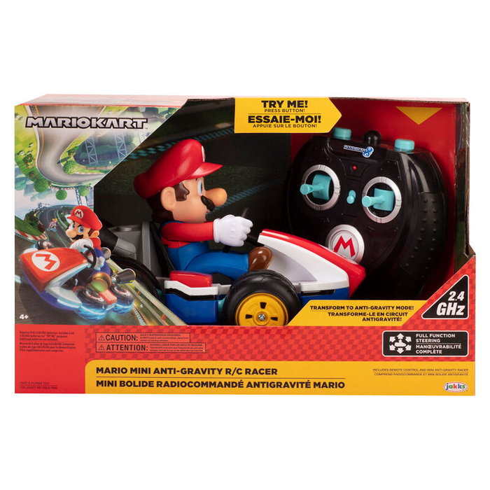 Jakks Pacific Mario Kart RC Racer - Voiture radiocommandée avec virages à 360°, dimensions 29 x 20 x 18 cm, compatible AAA Jakks Pacific Mario Kart RC Racer - Voiture radiocommandée avec virages à 360°, dimensions 29 x 20 x 18 cm, compatible AAA