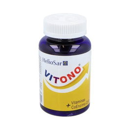 HELIOSAR Vitono 60 gélules – Complément multivitaminé avec CoQ10, magnésium, vitamines B – Énergie et vitalité