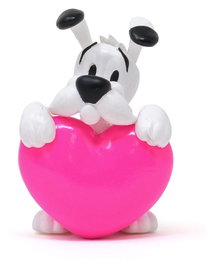 Plastoy Figurine Idéfix avec cœur rose