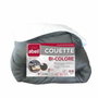 Abeil Couette Chaude Bicolore Blanc & Gris 240 x 260 cm