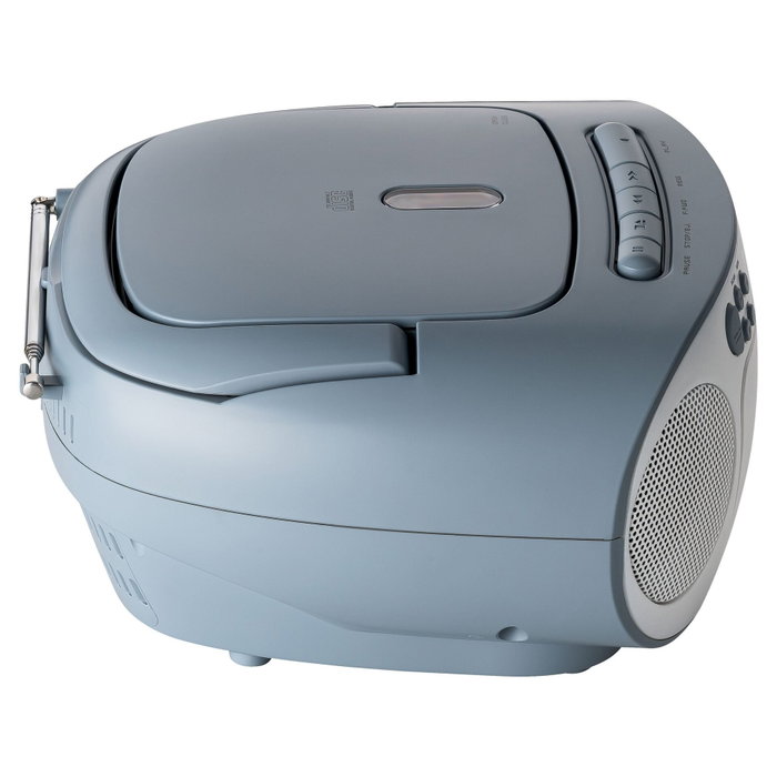Reflexion RCR2260 Boombox Radio-CD-Kassette Aux, blanc/bleu