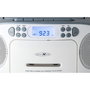 Reflexion RCR2260 Boombox Radio-CD-Kassette Aux, blanc/bleu
