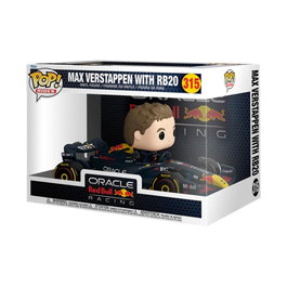 Funko POP! Ride Max Verstappen avec RB20 - Oracle Red Bull Racing Super Deluxe
