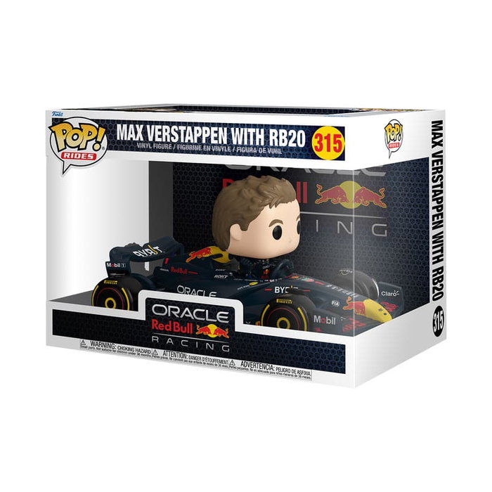 Formule 1 POP! Rides Super Deluxe Vinyl figurine RB- Verstappen w/RB20 15 cm Formule 1 POP! Rides Super Deluxe Vinyl figurine RB- Verstappen w/RB20 15 cm