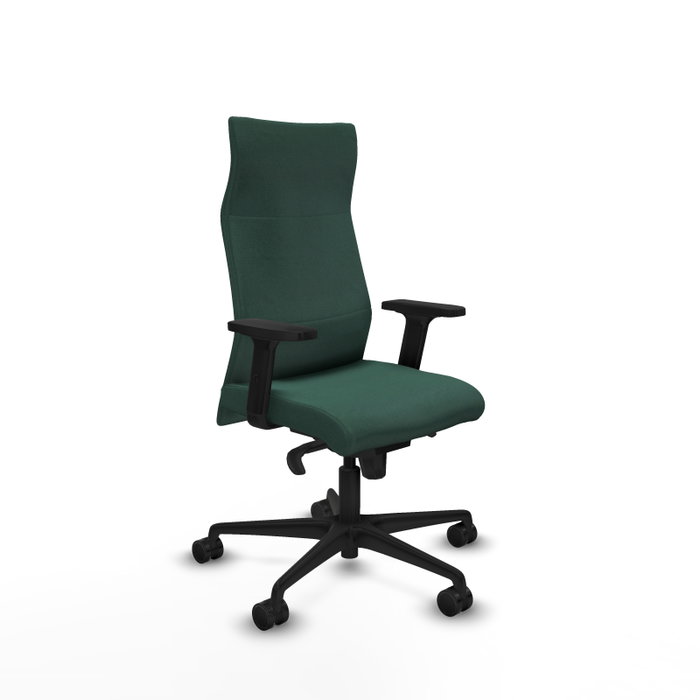 Piqueras Y Crespo Fauteuil Albacete avec mécanisme synchrone, tissu vert bouteille Piqueras Y Crespo Fauteuil Albacete avec mécanisme synchrone, tissu vert bouteille