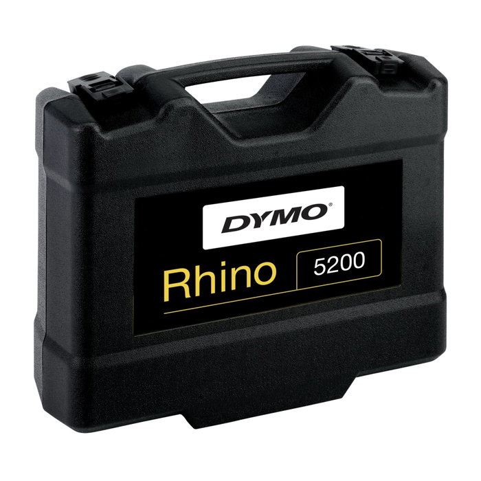 Dymo Rhino 5200 Imprimante d'étiquettes portative Orange / Black avec mallette résistante Dymo Rhino 5200 Imprimante d'étiquettes portative Orange / Black avec mallette résistante