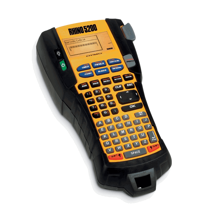 Dymo RH5200 S0841400 - Imprimante d'étiquettes portative de couleur jaune