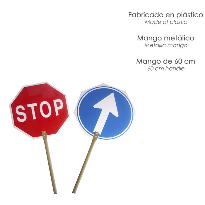 WOLFPACK LINEA PROFESIONAL Panneau Paletine Stop - Avance 30 x 30 cm WOLFPACK LINEA PROFESIONAL Panneau Paletine Stop - Avance 30 x 30 cm