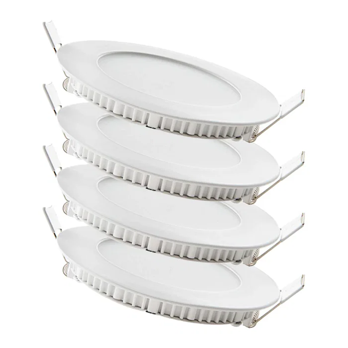 Pack 4 Placas LED 6W 600Lm 2700ºK 40.000H [JL-GP-LZ-1-WW-PK4-AP]