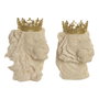 Home ESPRIT Figurine Décorative Blanc Doré Tigre Lion (2 Unités)