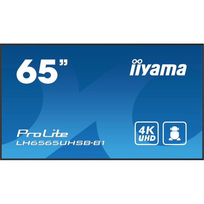 iiyama Moniteur Videowall 65'' 4K UHD IPS 800cd/m² Android 11