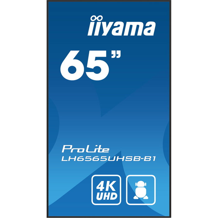 iiyama Moniteur Videowall 65'' 4K UHD IPS 800cd/m² Android 11