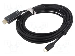 DIGITUS Adaptateur HDMI 2.0 vers USB C, 5m, noir