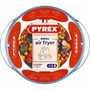 Pyrex Plat Rond Air Fryer 20 cm en Verre Borosilicaté 1 L