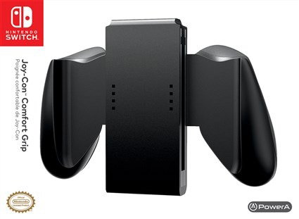 Nintendo Switch - Joy-Con Grip de Confort Power A Noir - 1501064-01 - Accessoire ergonomique pour manettes Joy-Con