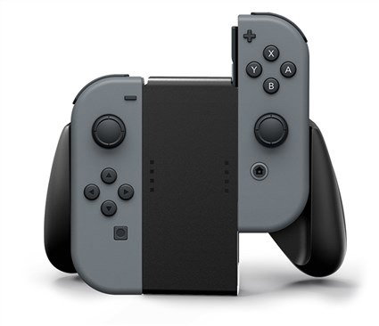 Nintendo Switch - Joy-Con Grip de Confort Power A Noir - 1501064-01 - Accessoire ergonomique pour manettes Joy-Con