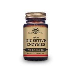 SOLGAR Vegan Enzimas Digestivas 50 comprimés masticables