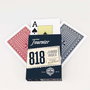 Fournier 818 - Jeu de cartes poker anglais 55 cartes avec étui en carton - Baraja Poker Ingles
