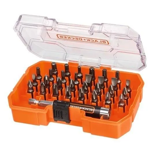 Black + Decker Coffret perçage/vissage A7228-XJ 31 pièces