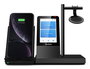 Yealink WH66 Écouteur sans fil mono UC-DECT avec station de travail, écran tactile, chargeur Qi sans fil et réduction de bruit acoustique pour Microsoft Teams