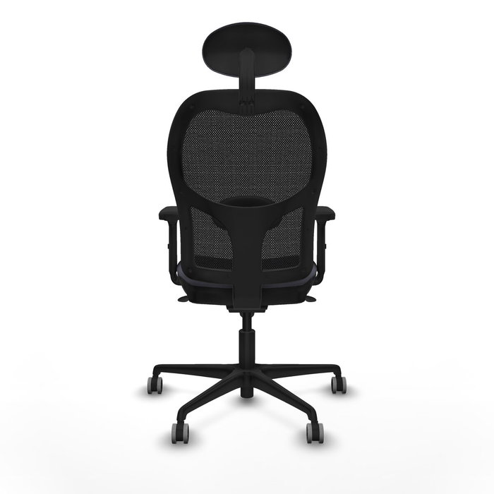 Piqueras y Crespo Chaise de Bureau avec Appui-tête Jorquera 2D036G1 Gris foncé