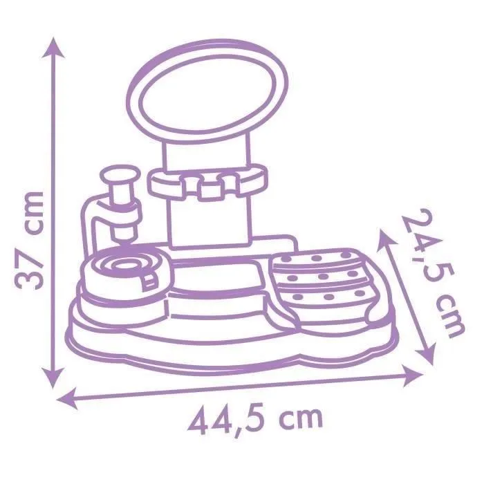 Smoby Jeu de Création Disney Princesses Marché aux Fleurs, Fabrication de Bouquets avec 88 Accessoires, Jouet Français pour Enfants dès 3 Ans