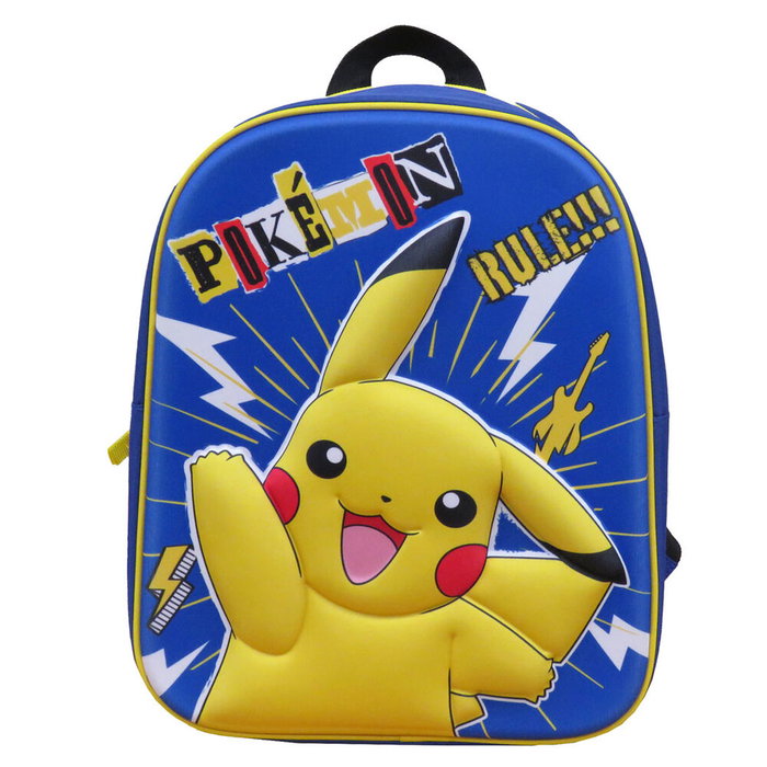 CYP BRANDS Sac à Dos Mochila 3D Pikachu Pokémon 24 x 10 x 30 cm