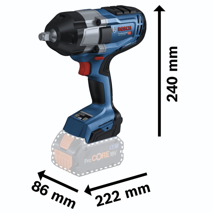 Bosch GDS 18V-1000 Professional Boulonneuse à chocs sans fil