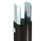 B-Tech BT8503R Raccord de Montant Interne Ø50mm, 30 x 200 x 40 mm, Acier Galvanisé Zinc, pour Extension de Système de Montants