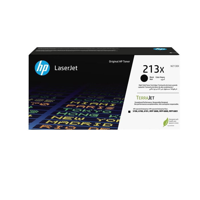 HP 213X W2130X Noir Haute Capacité HP 213X W2130X Noir Haute Capacité