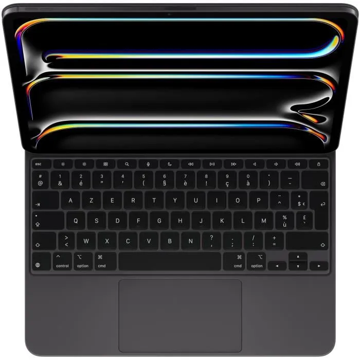 Apple Magic Keyboard pour iPad Pro 13 pouces (M4) - Clavier Bluetooth avec Trackpad Haptique et Protection - Version Français (AZERTY) - Noir