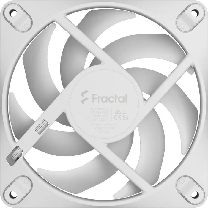 Fractal Design Dynamic 3 12 Reverse White Blanc Fractal Design Dynamic 3 12 Reverse White Blanc