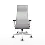 Piqueras y Crespo Albacete Chaise de Bureau Gris et Blanc