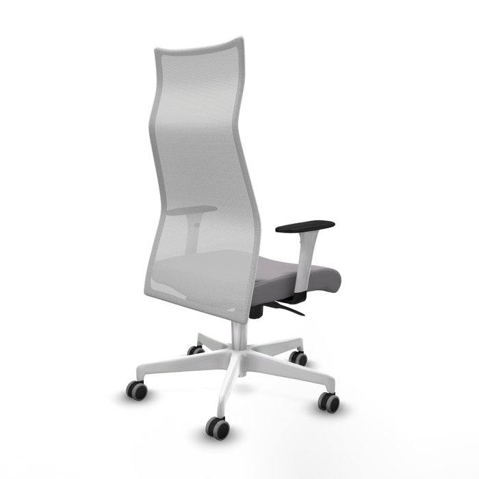Piqueras y Crespo Albacete Chaise de Bureau Gris et Blanc