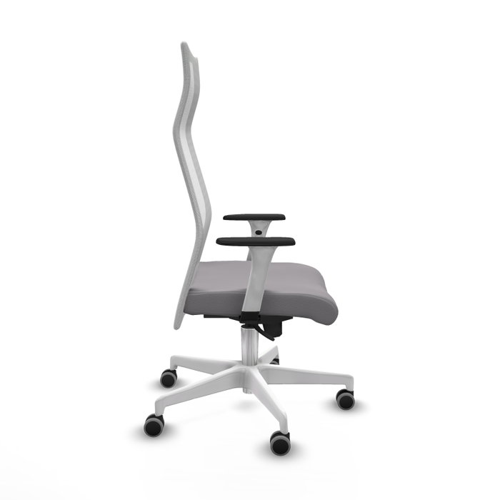 Piqueras y Crespo Albacete Chaise de Bureau Gris et Blanc