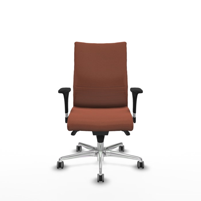 Piqueras Y Crespo Chaise de bureau Albacete, mécanisme Sincro, Marron
