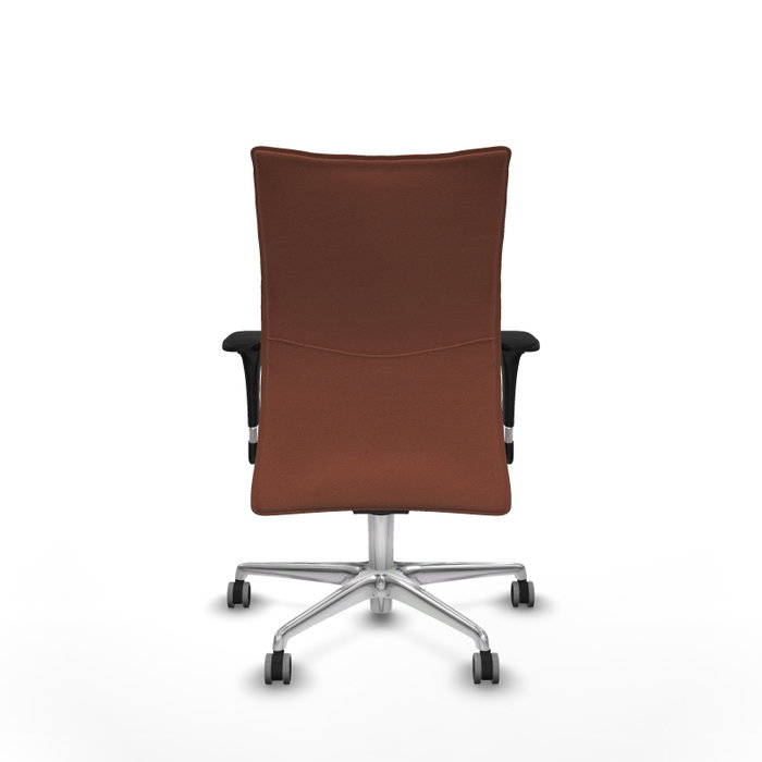 Piqueras Y Crespo Chaise de bureau Albacete, mécanisme Sincro, Marron