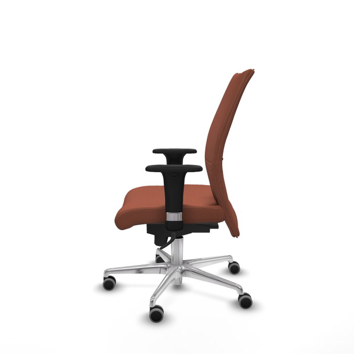Piqueras Y Crespo Chaise de bureau Albacete, mécanisme Sincro, Marron