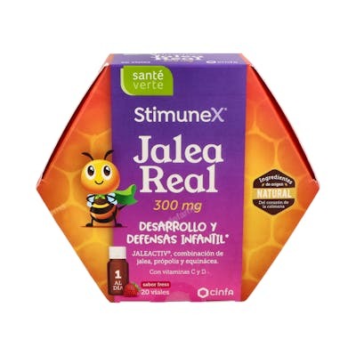 CINFA STIMUNEX SANTE VERTE JALEA REAL INFAN 300 MG 20 VIALES CINFA STIMUNEX SANTE VERTE JALEA REAL INFAN 300 MG 20 VIALES