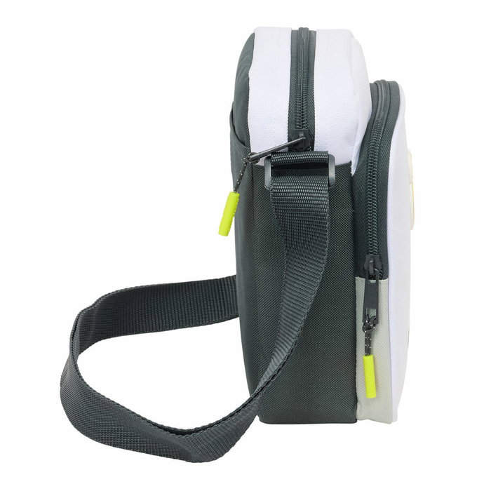 Sac à Bandoulière Real Madrid C.F. Blanc 16 x 22 x 6 cm Sac à Bandoulière Real Madrid C.F. Blanc 16 x 22 x 6 cm