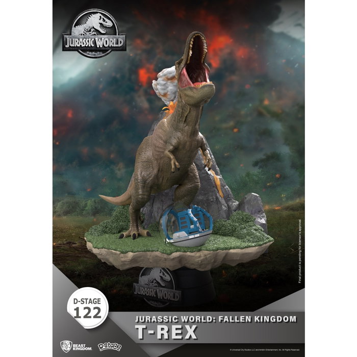 Beast Kingdom Figurine Dstage Jurassic World ABS/PVC 12cm Pile CR2032