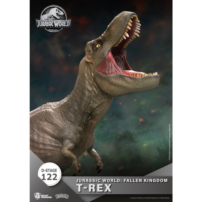 Beast Kingdom Figurine Dstage Jurassic World ABS/PVC 12cm Pile CR2032
