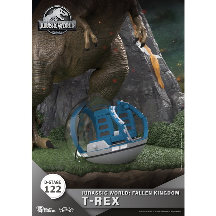 Beast Kingdom Figurine Dstage Jurassic World ABS/PVC 12cm Pile CR2032