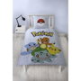 Pokemon Parure de lit réversible Pikachu et Starter 1G III