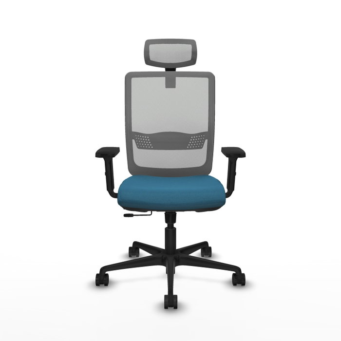 Piqueras Y Crespo Chaise de bureau Haches, Vert pétrole et Gris, mécanisme Sincro/Traslack Piqueras Y Crespo Chaise de bureau Haches, Vert pétrole et Gris, mécanisme Sincro/Traslack