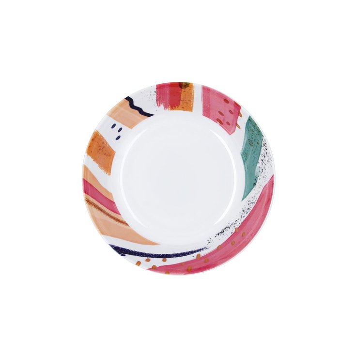 Quid Assiette Plate Melamine Acuarela 20 cm (12 Unités)