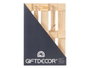 Giftdecor Bandeja Palet avec Anses Corde 42x3x28 cm Bois Pin Naturel (Set de 12)